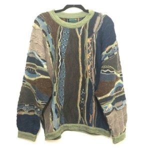 COOGI CREWNECK SWEATER MIXED KNIT